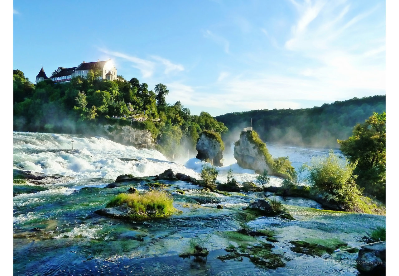 高清瑞士风景画图片