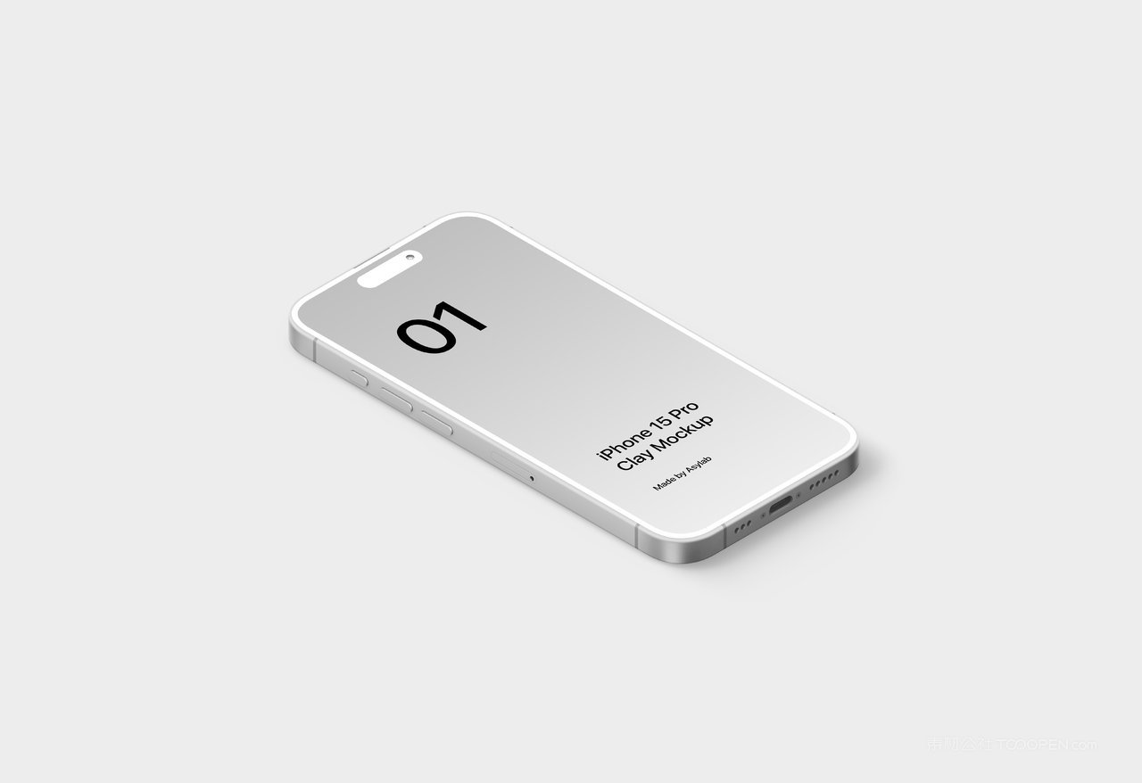 iphone 15 pro手机白色app界面ui设计效果图psd设计素材 (7)