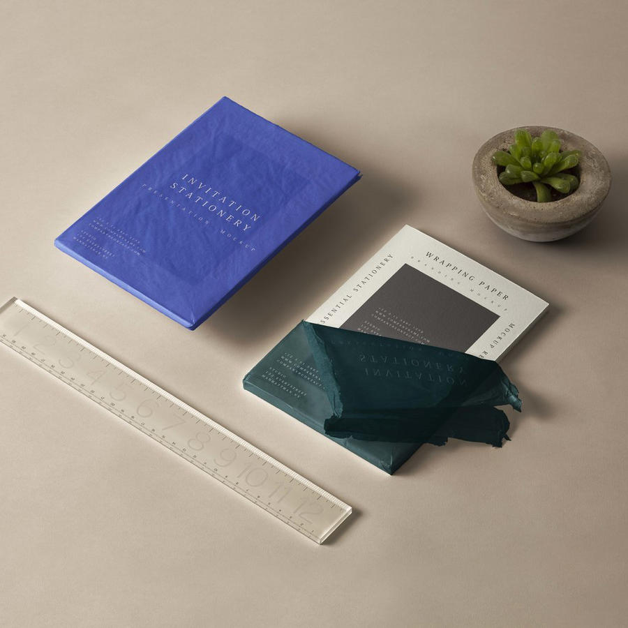 时尚邀请卡样机