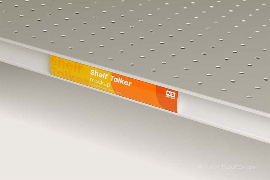 商店货架广告样机