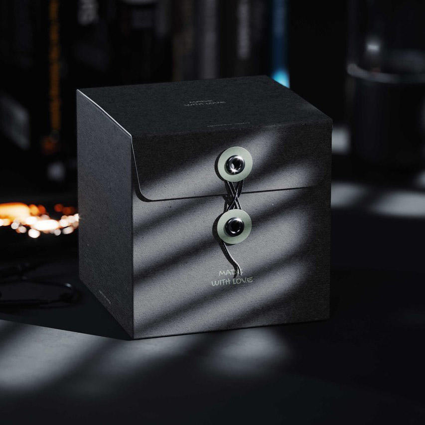 绕绳礼品盒场景样机