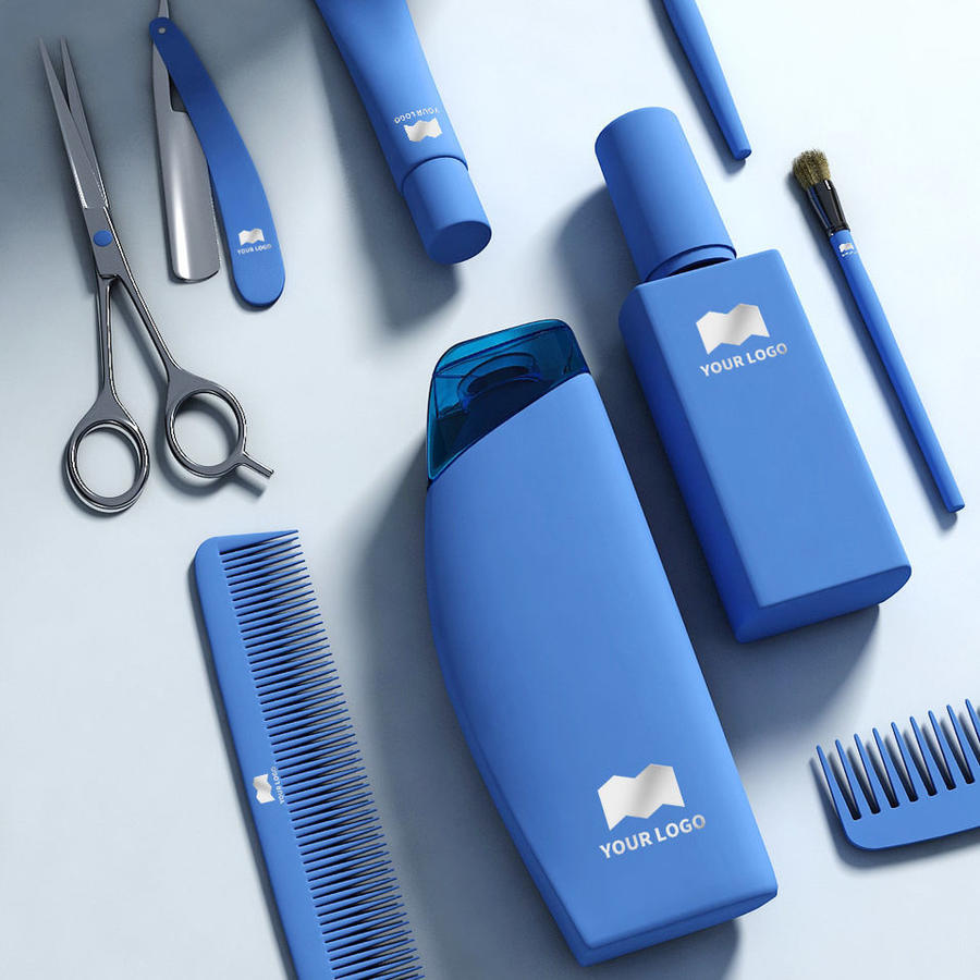 美容美发用品理发品牌logo场景vi样