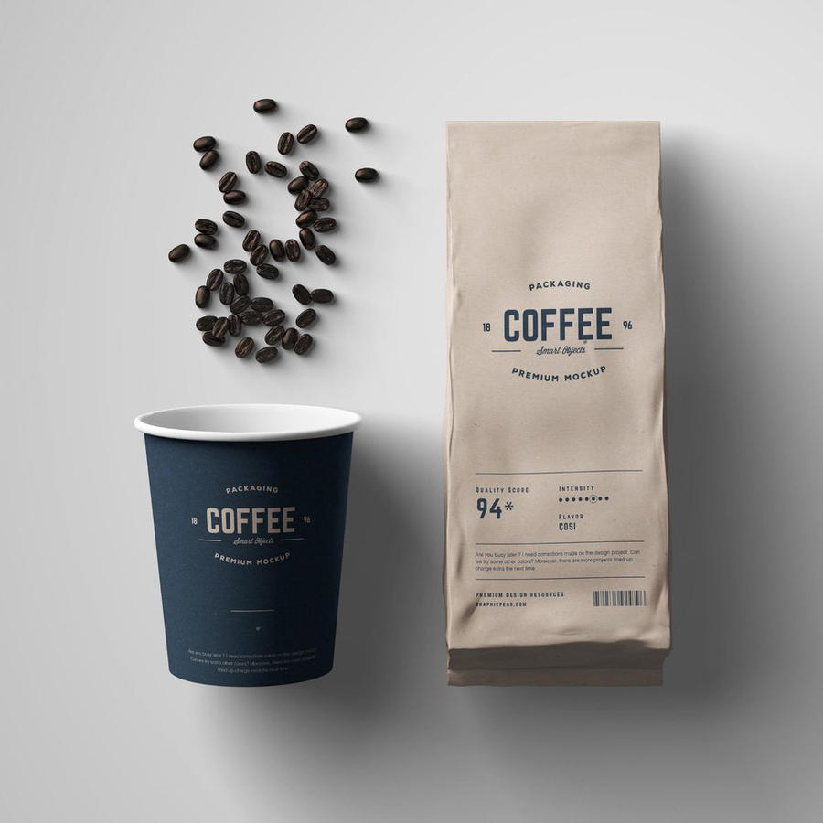 咖啡包装样机