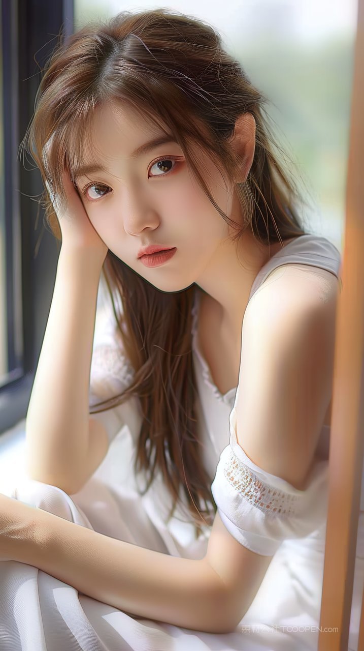 写真少女美女年轻清纯模特甜美女性