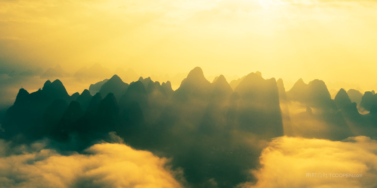 高清桂林山水风景画