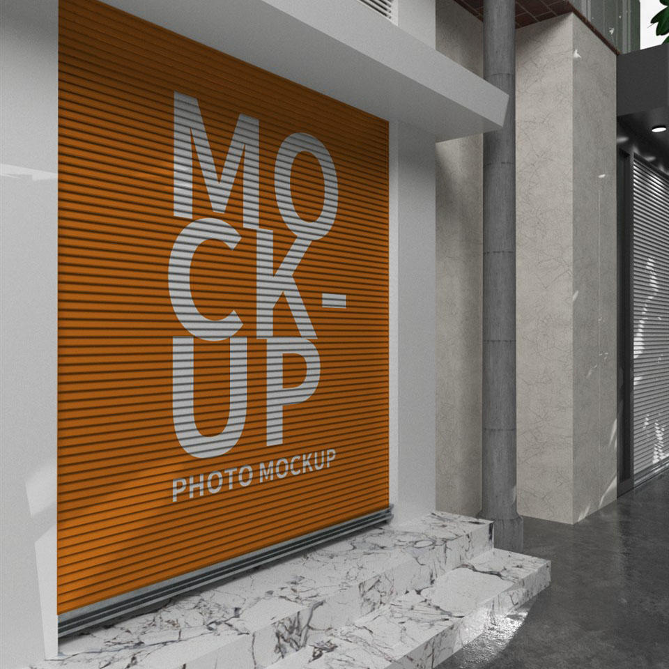 店面卷帘门样机