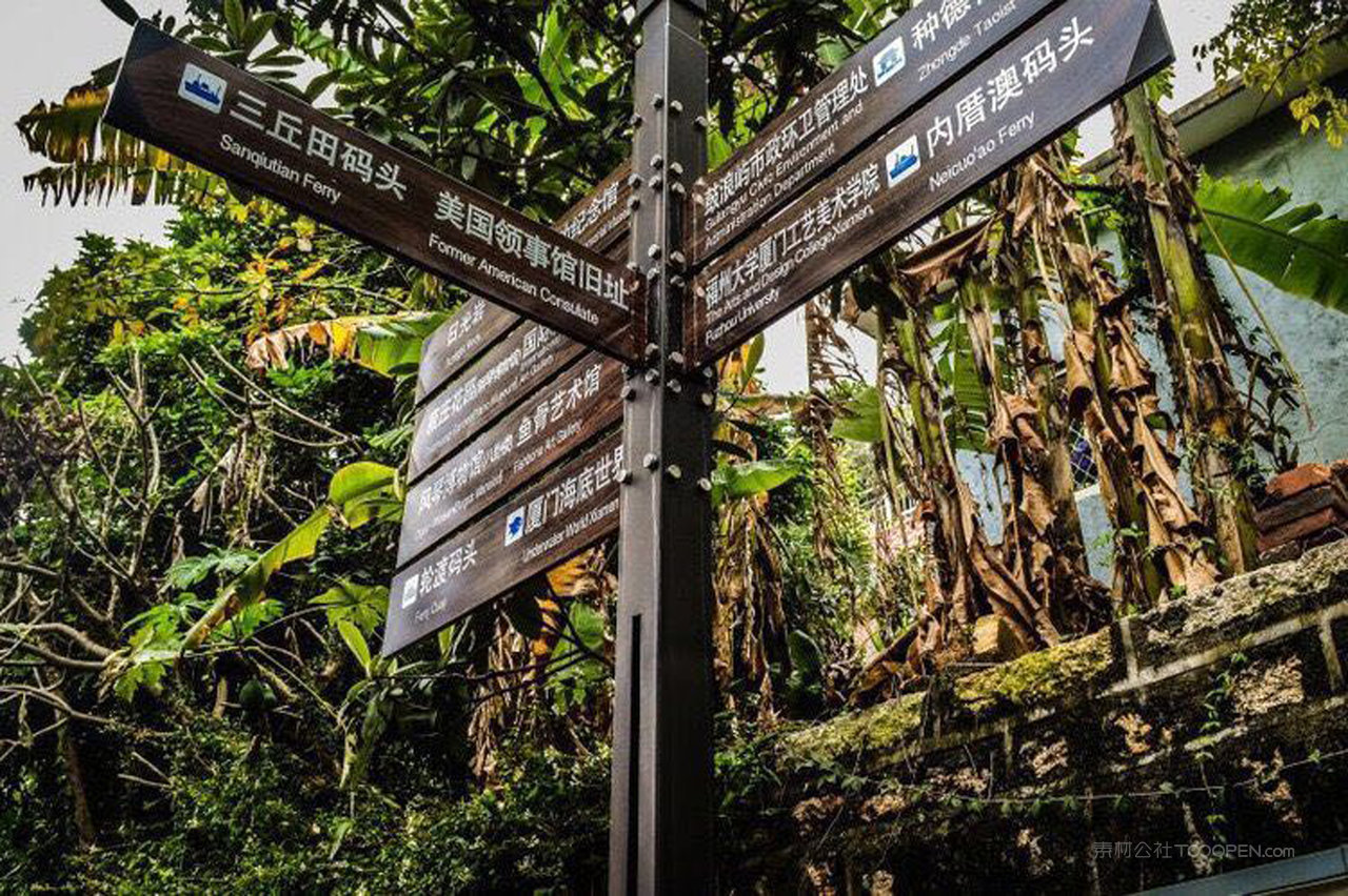 鼓浪屿街道风景画图片