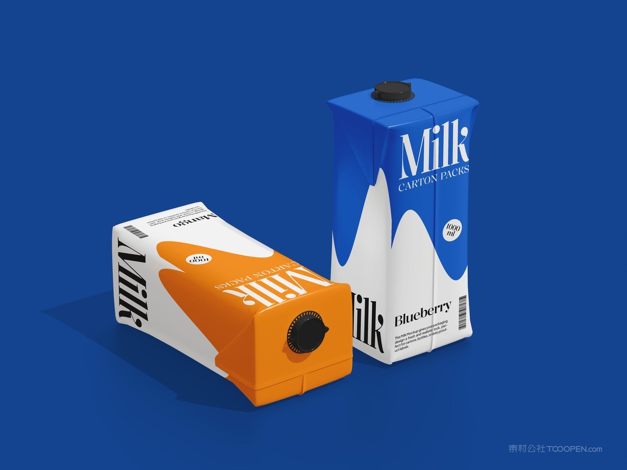 牛奶包装样机