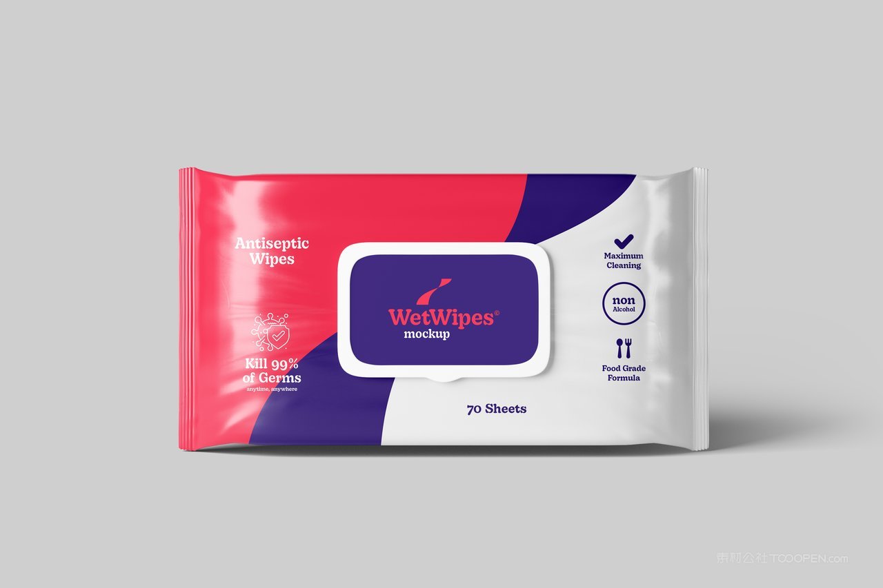 湿纸巾湿巾样机