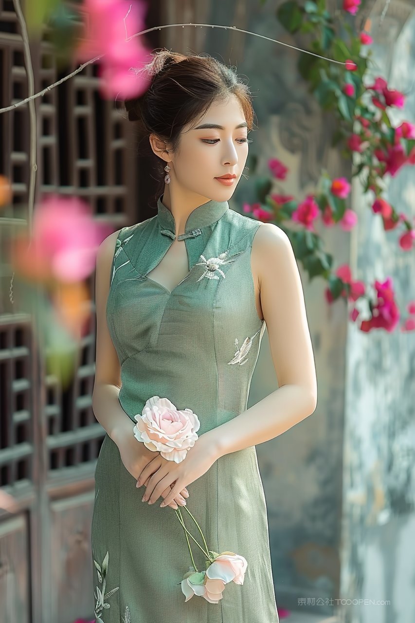 女性美女魅力时尚彩妆清纯青春优美年轻