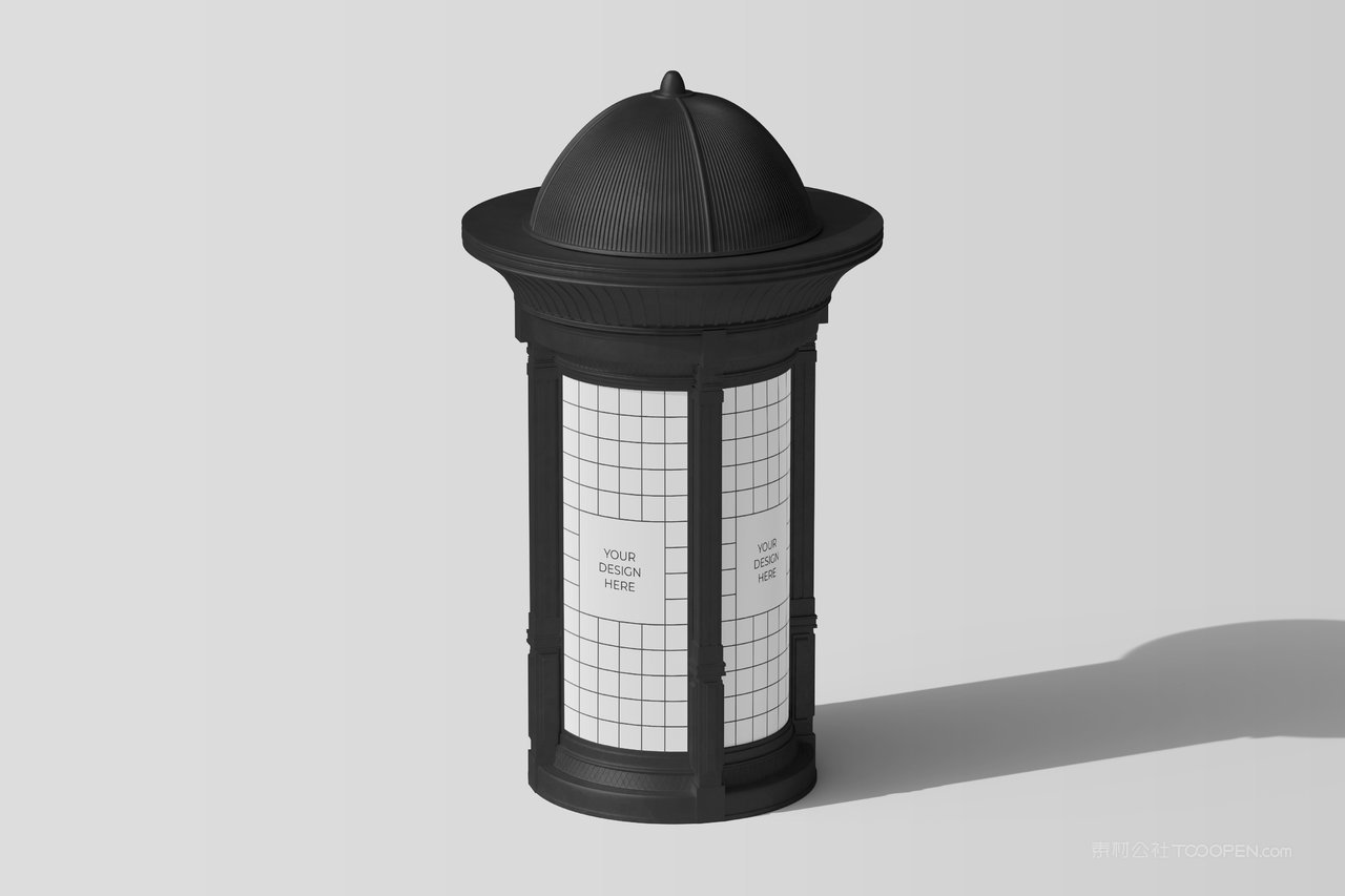 圆街专栏广告样机