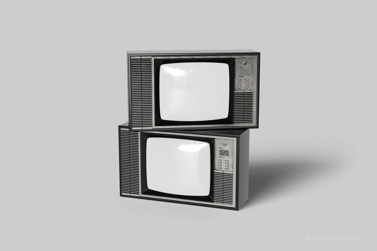 复古电视屏幕样机
