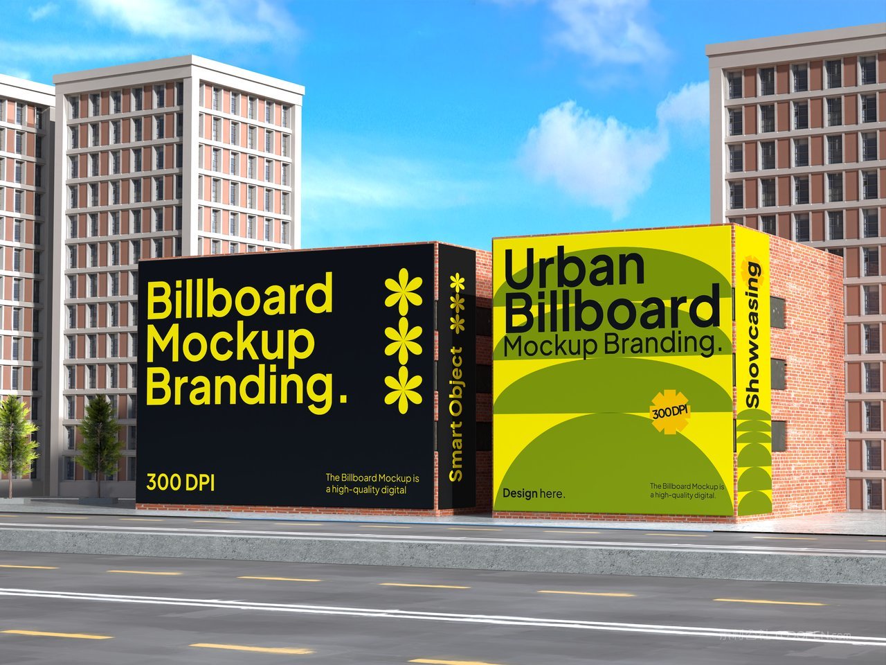 户外招牌广告样机