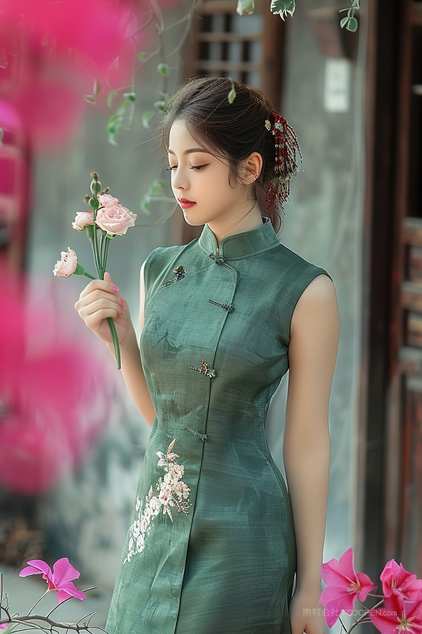 青春优美彩妆女性魅力年轻清纯时尚美女