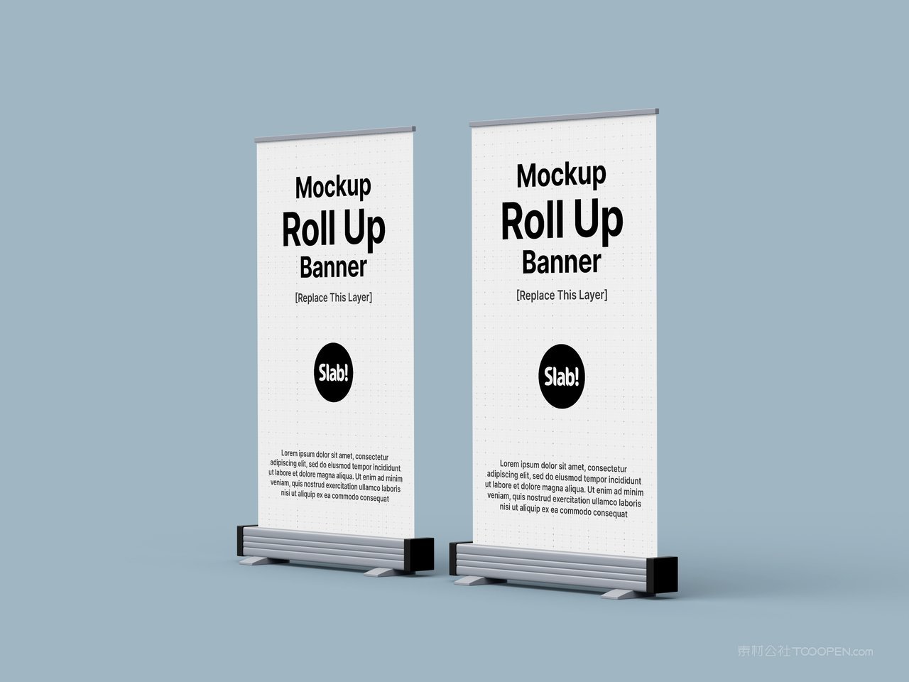 易拉宝X展架样机