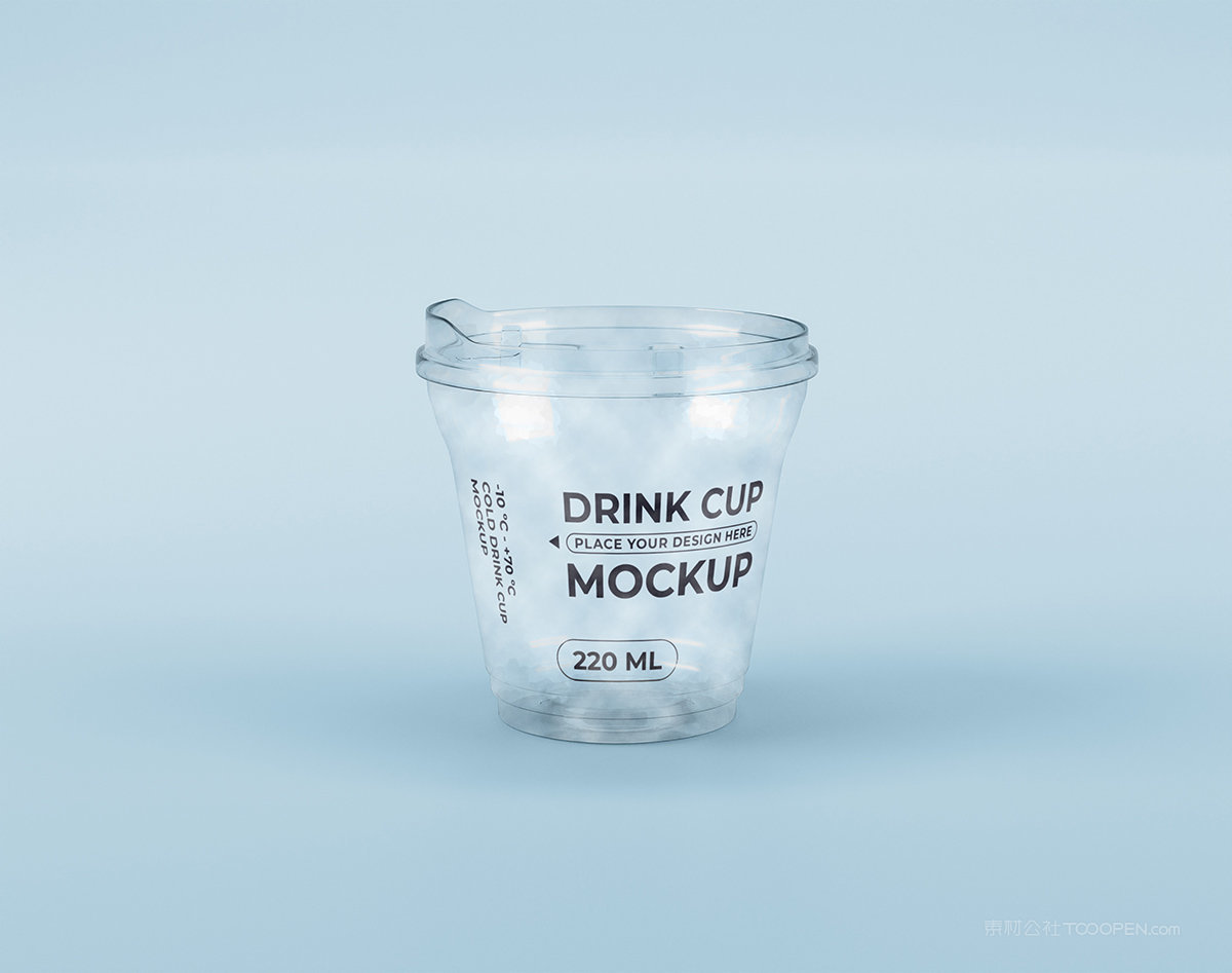 【1249期】一次性透明奶茶杯子样机 (20)