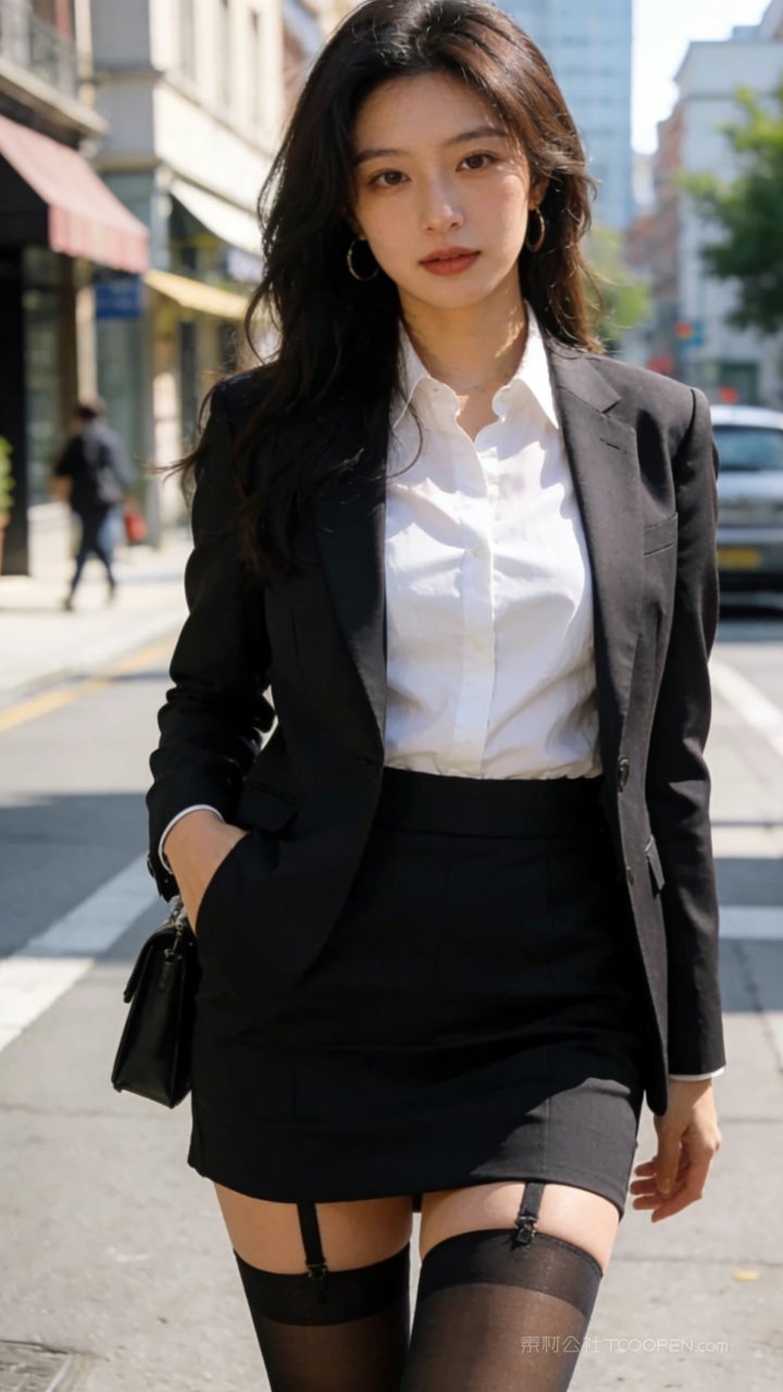 女性美女白领性感职场商务长腿丝袜模特