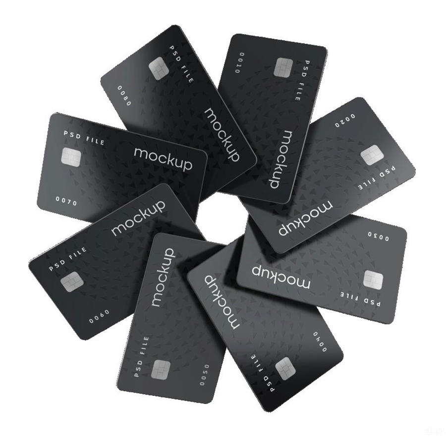 信用卡和借记卡样机