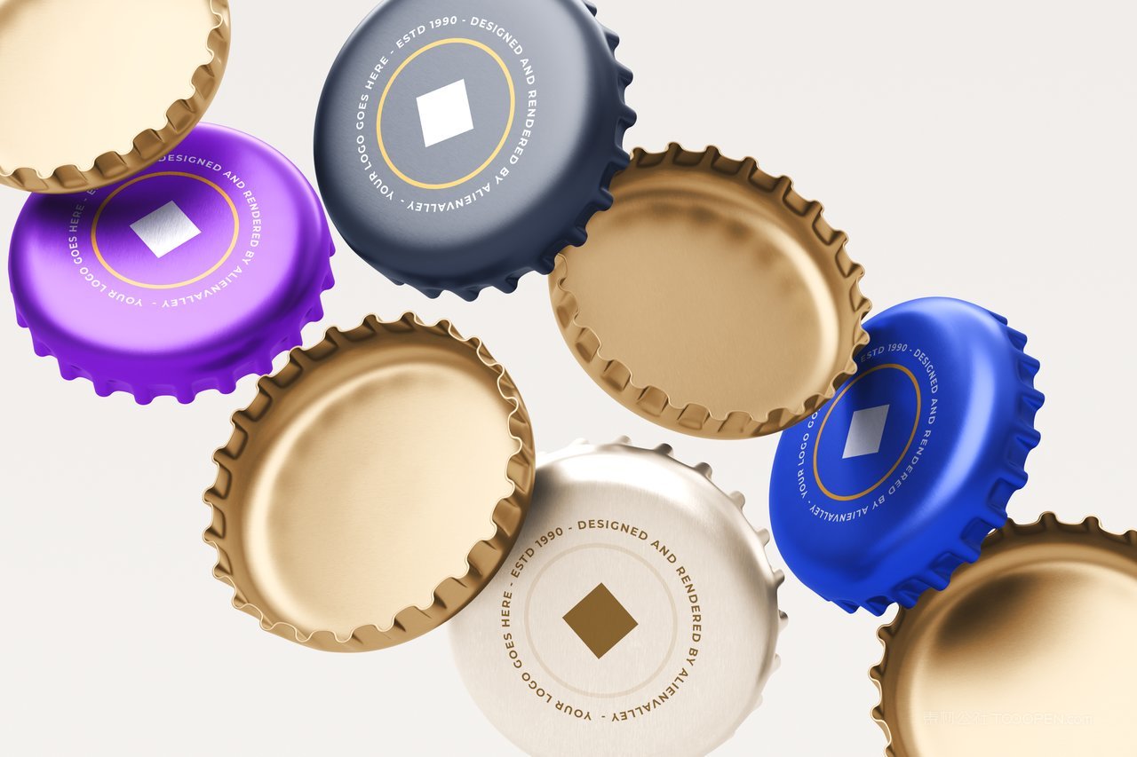 啤酒瓶盖设计样机