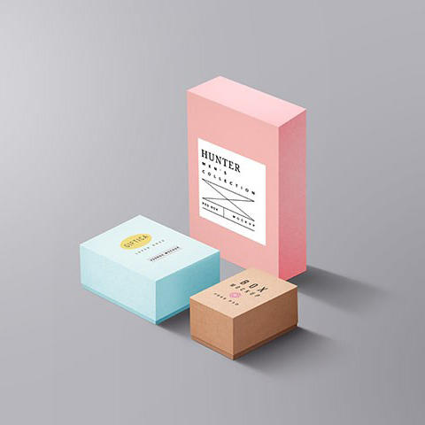 包装盒样式设计样机