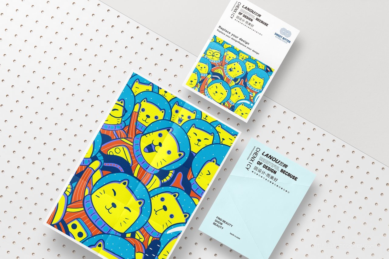 【1261期】毕业设计卡通高端文创品牌vi样机 (27)