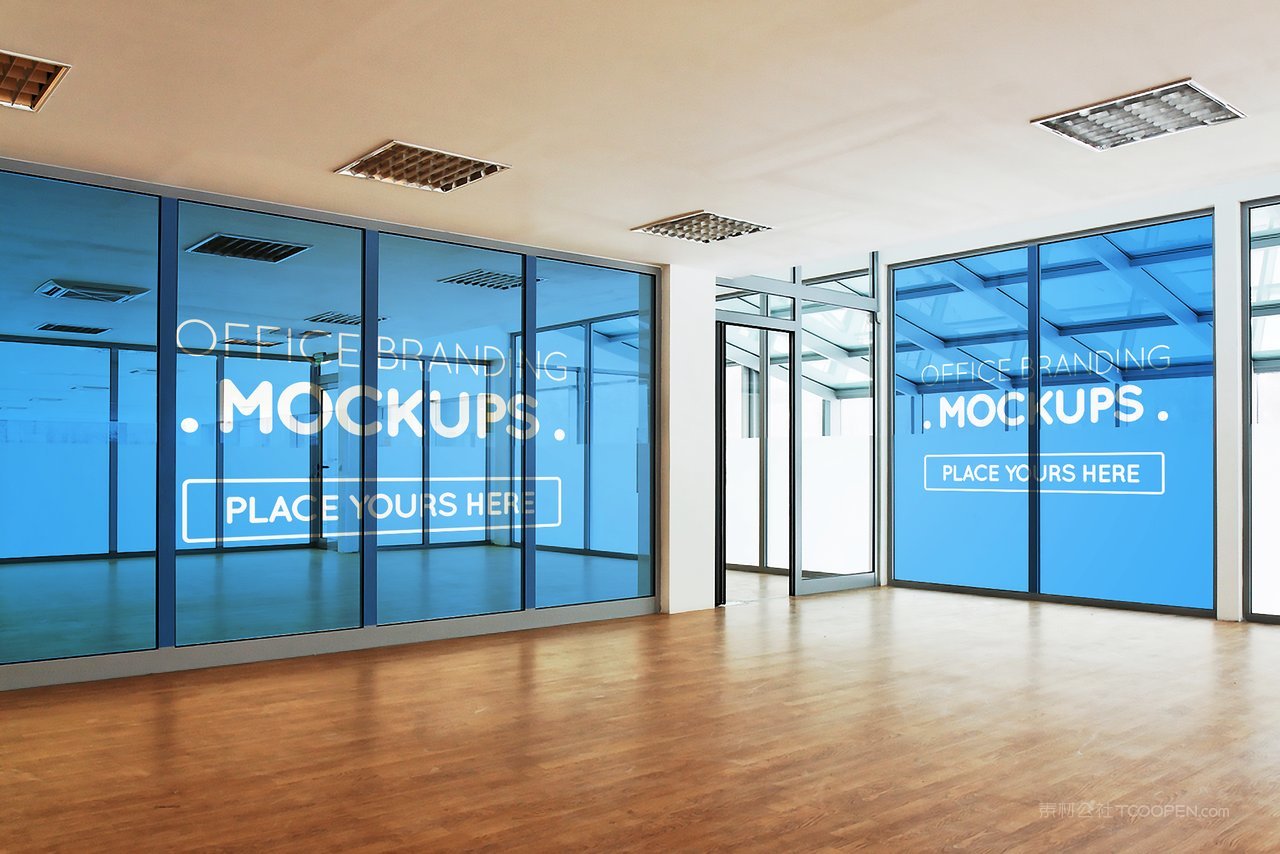 办公室海报样机