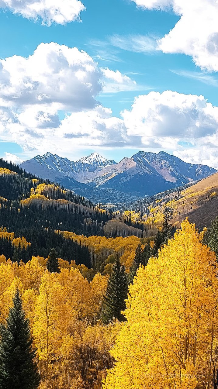 山峰意境景观群山自然风景唯美山脉