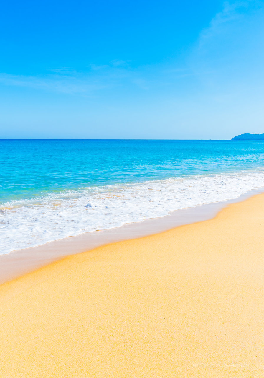 沙滩海边海景摄影图片