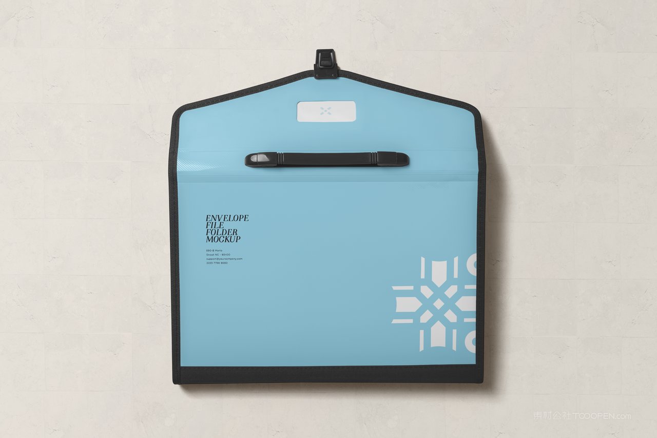信封文件文件夹样机