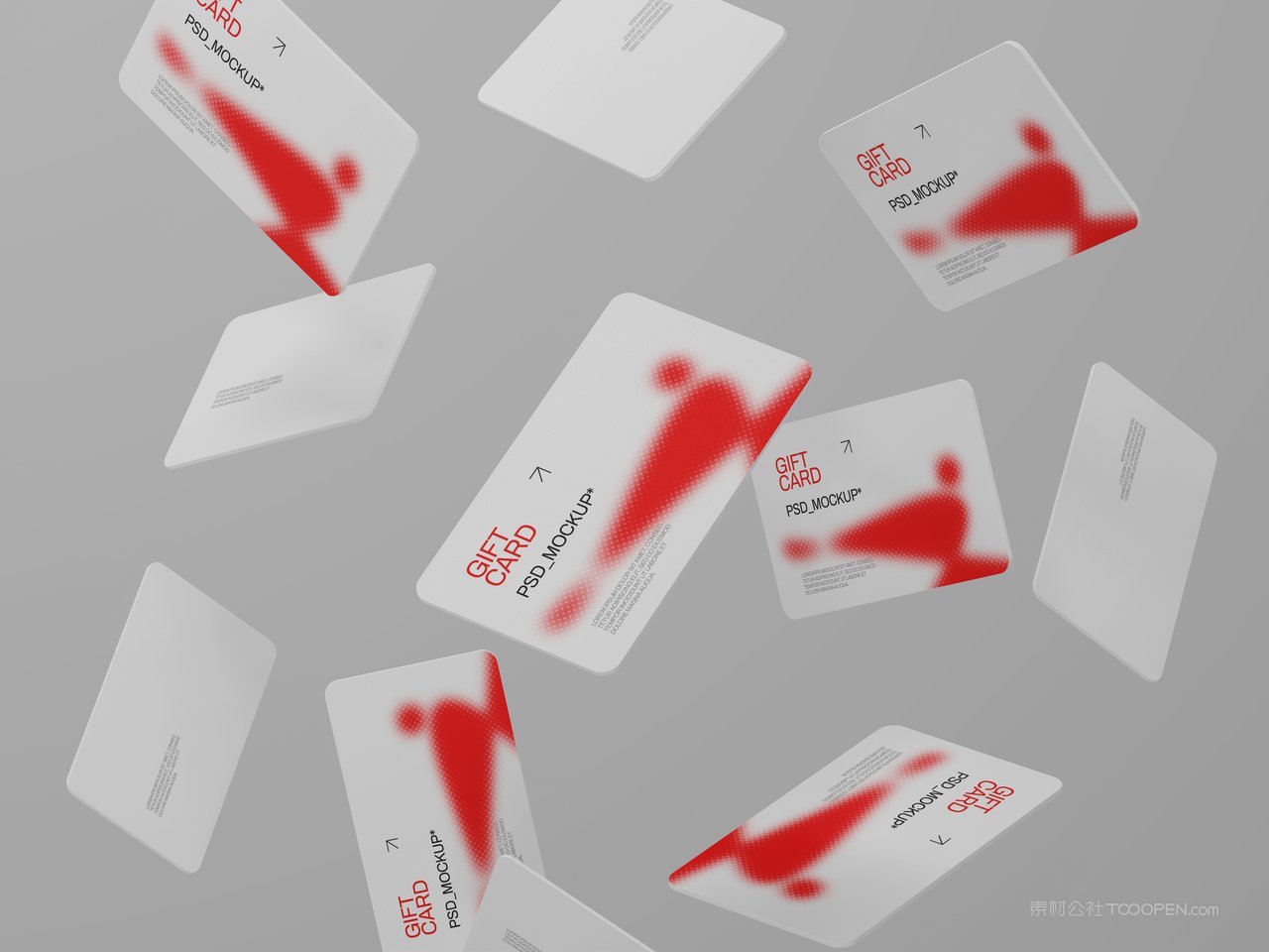 礼品卡样机