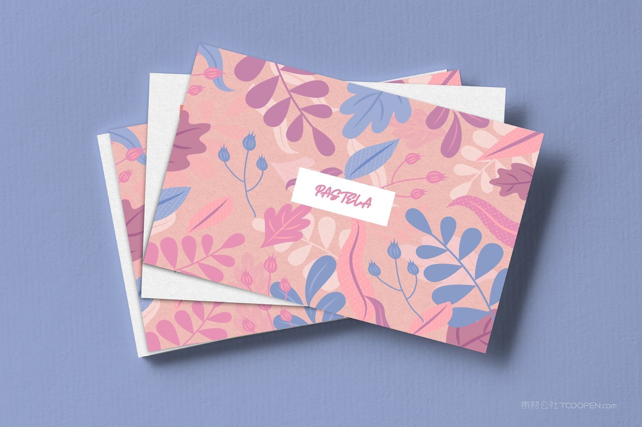 【1254期】粉色女装商务名片样机 (2)