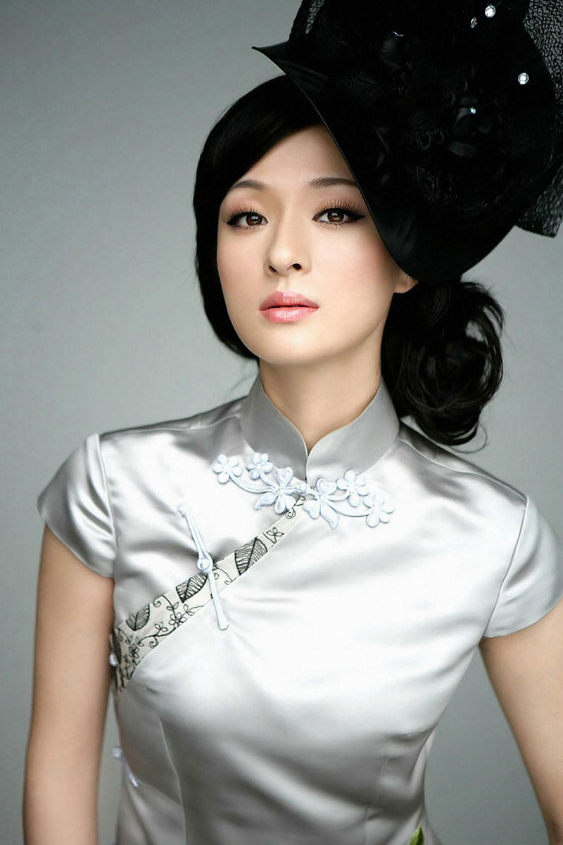 时尚旗袍美女 于越