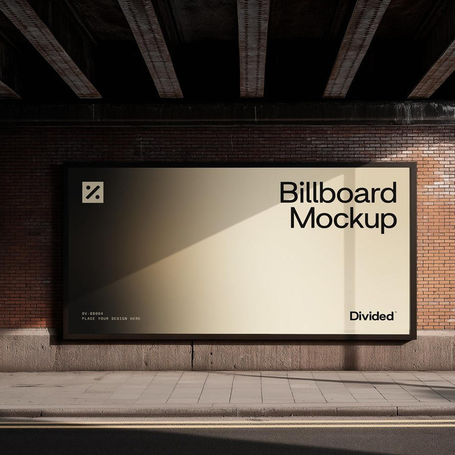 户外广告牌样机