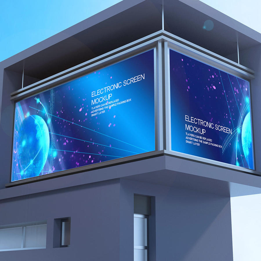 大型电子屏样机