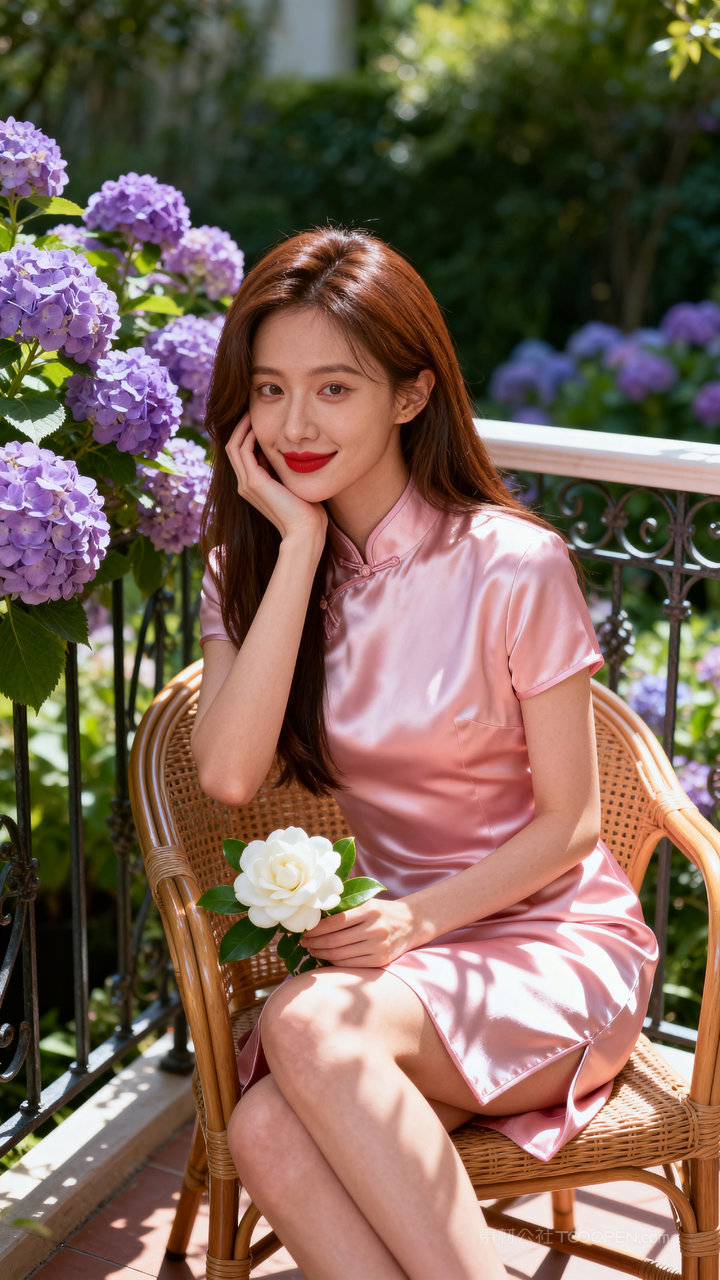 旗袍长腿性感气质模特美女女性