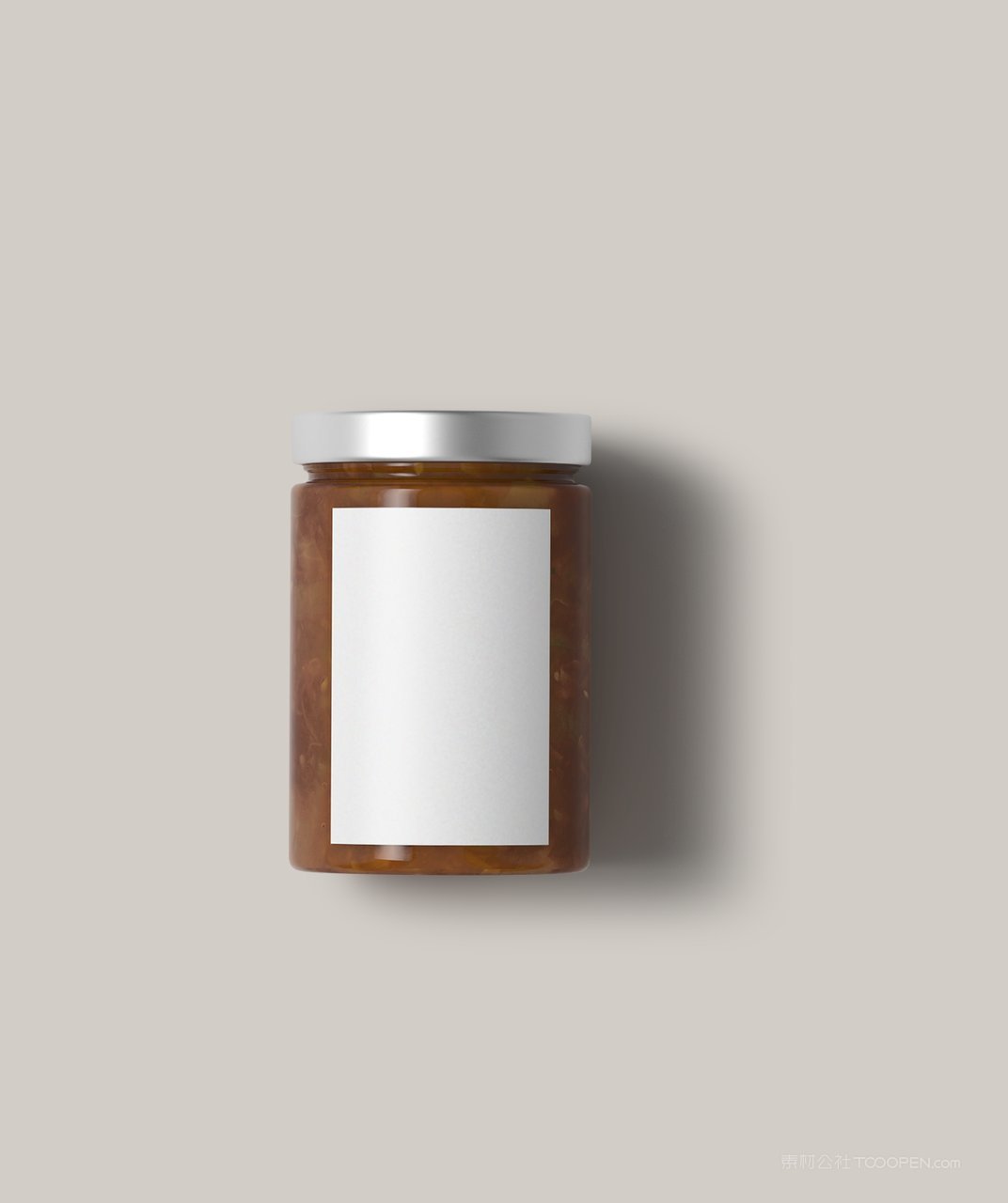 草莓果酱玻璃瓶包装样机