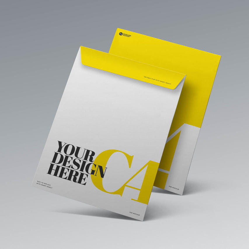 c4信封透视图样机