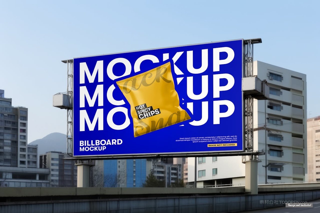 广告牌画面样机