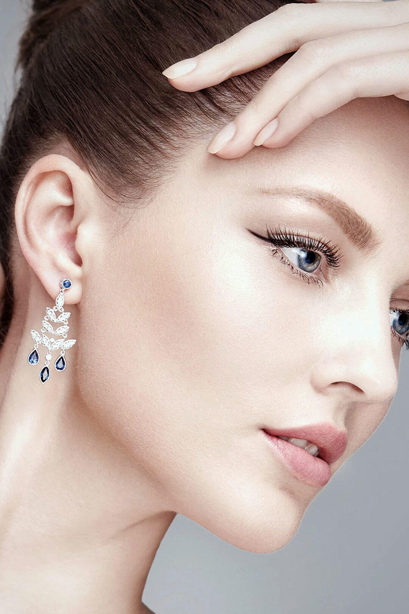 医美面部写真欧美风范格调脸部特写水光模特