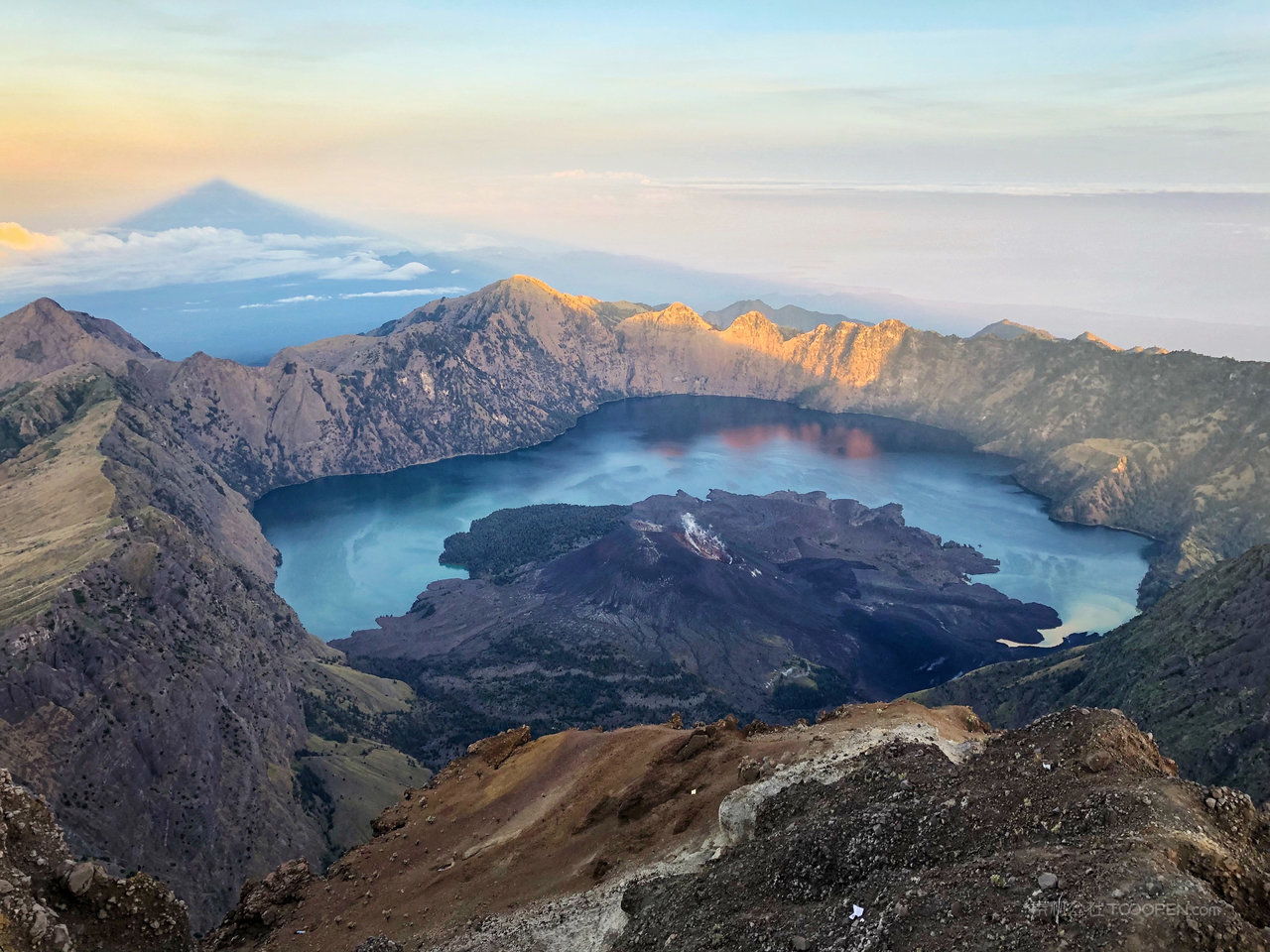 高清火山摄影图片