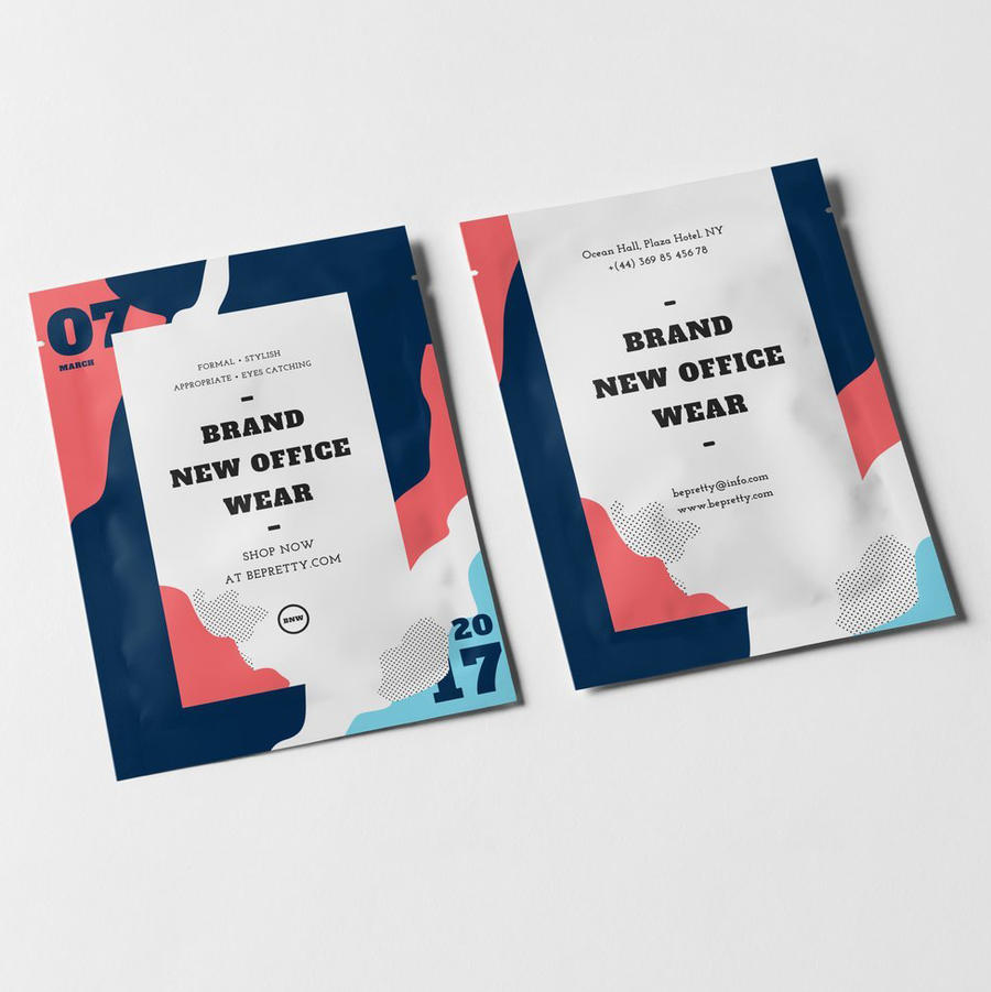 文艺简约手绘几何扁平插画面膜样机 (3)