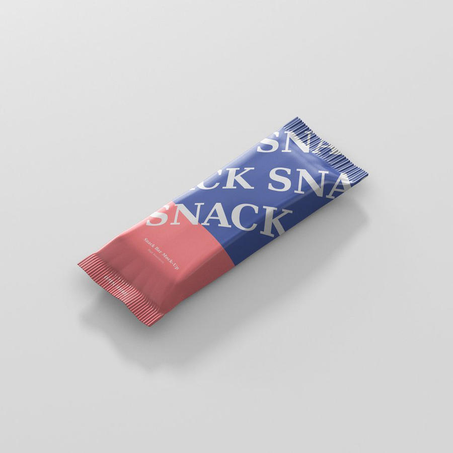 多角度撞色英文零食包装样机 (3)