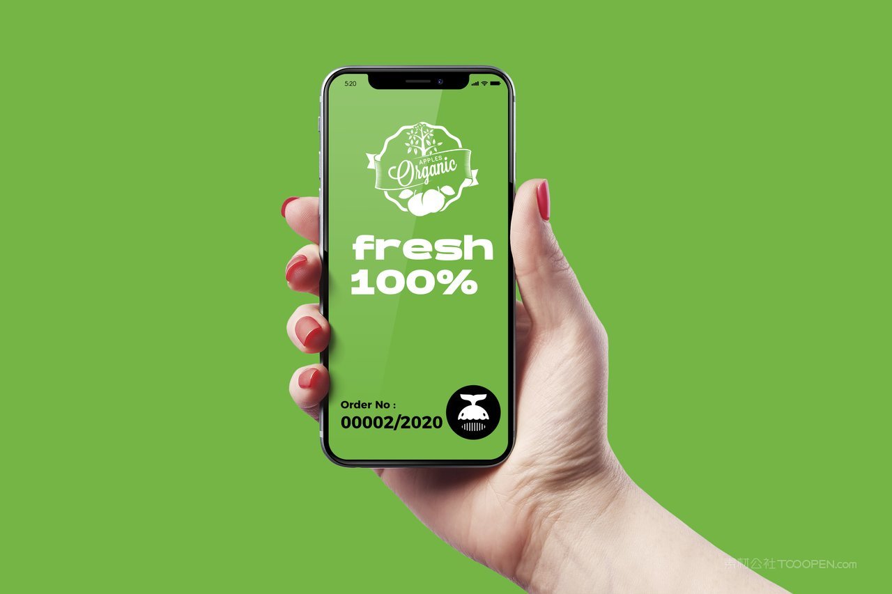 【1252期】绿色水果店品牌vi样机 (15)