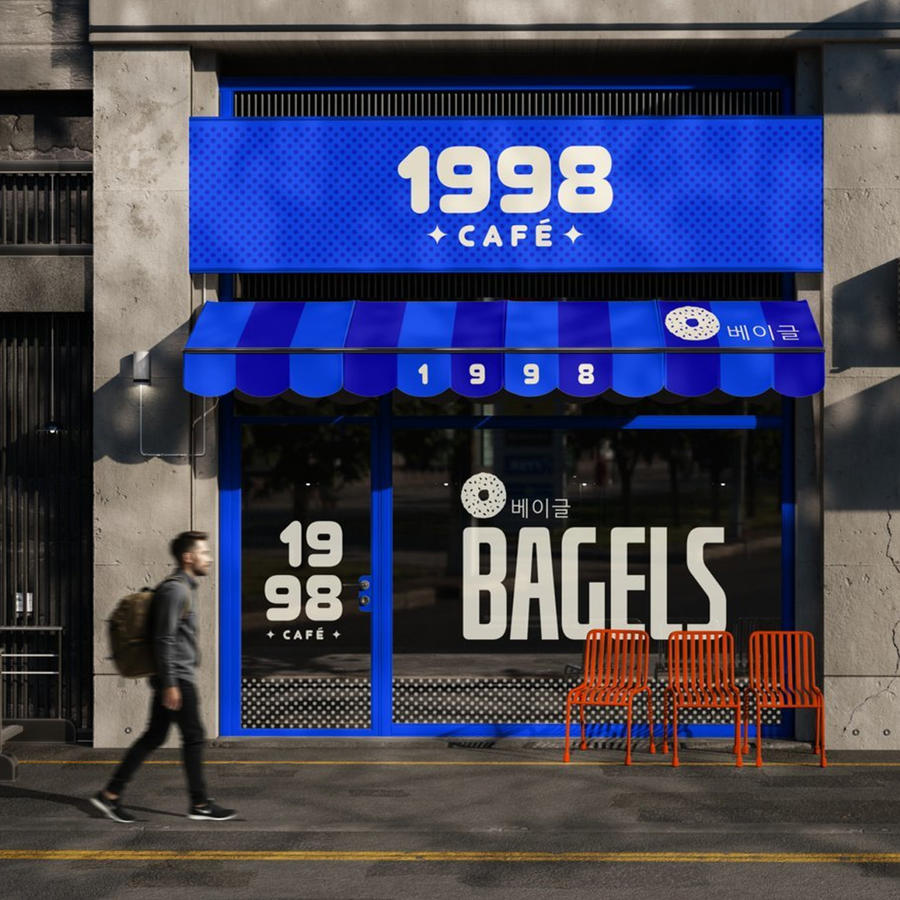 店铺招牌广告样机