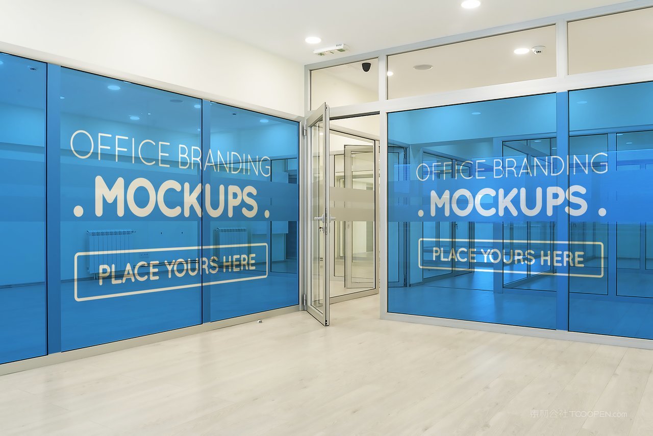 办公室海报样机