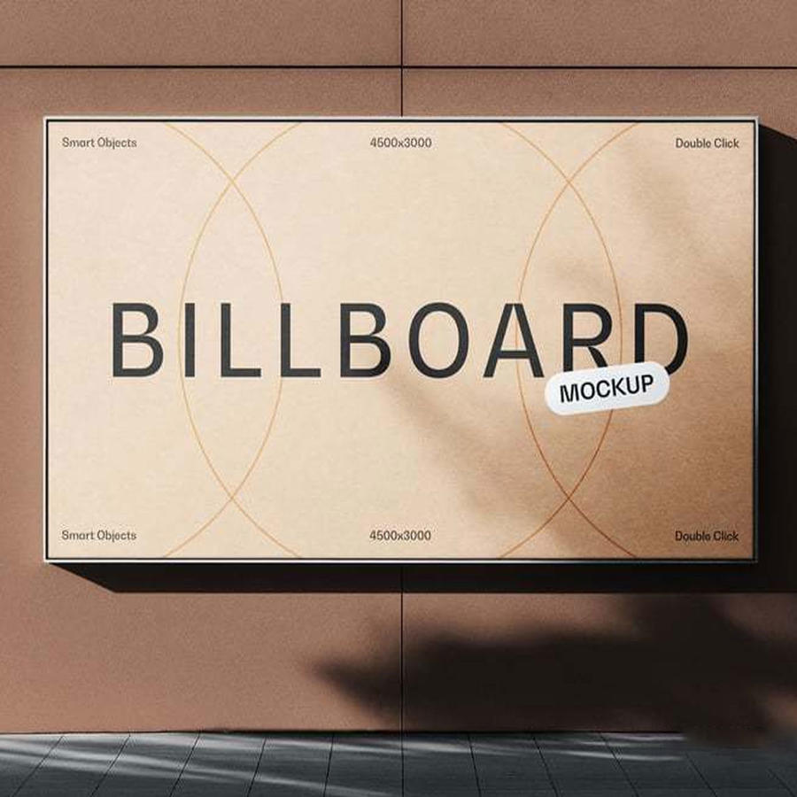 户外广告牌样机