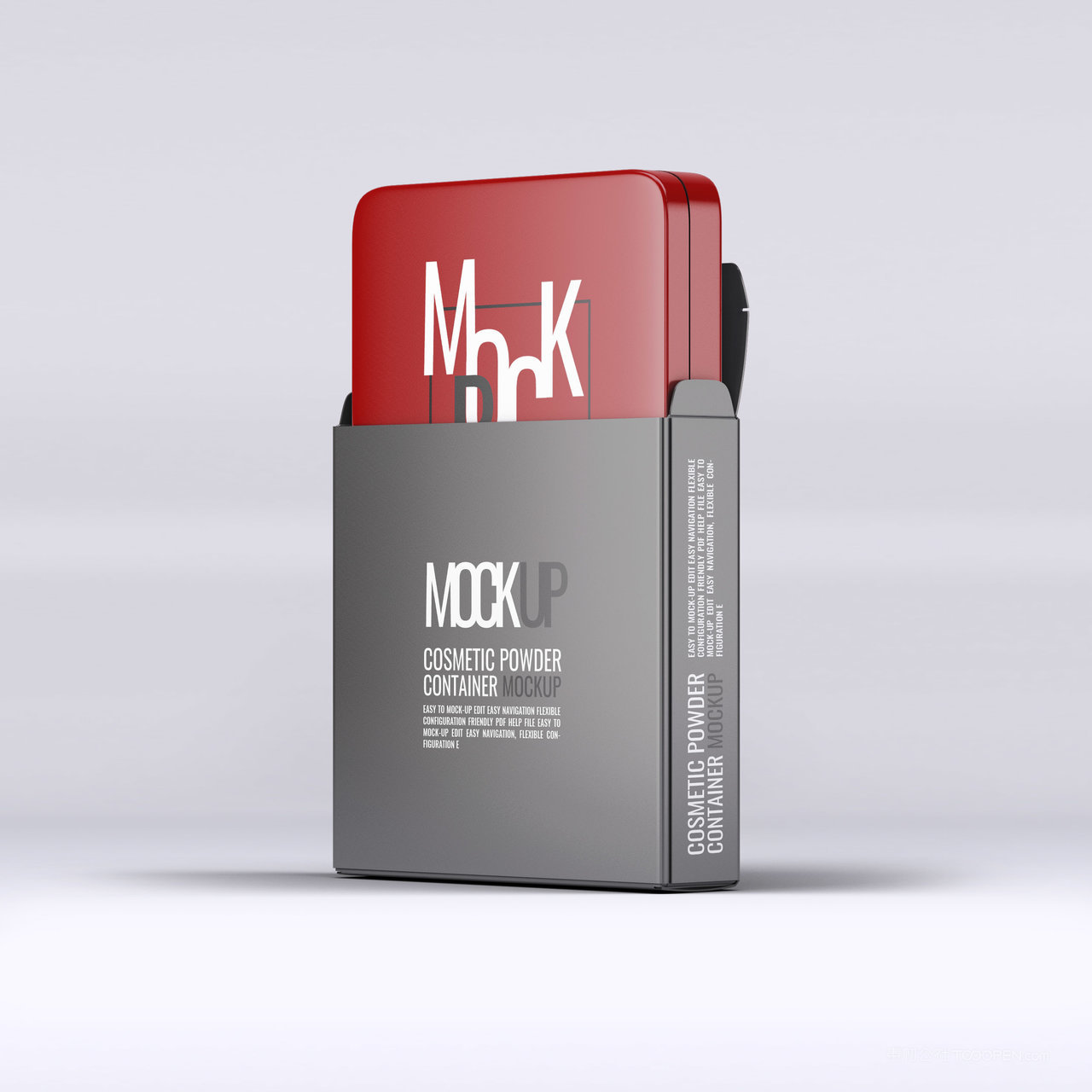 化妆品粉盒样机