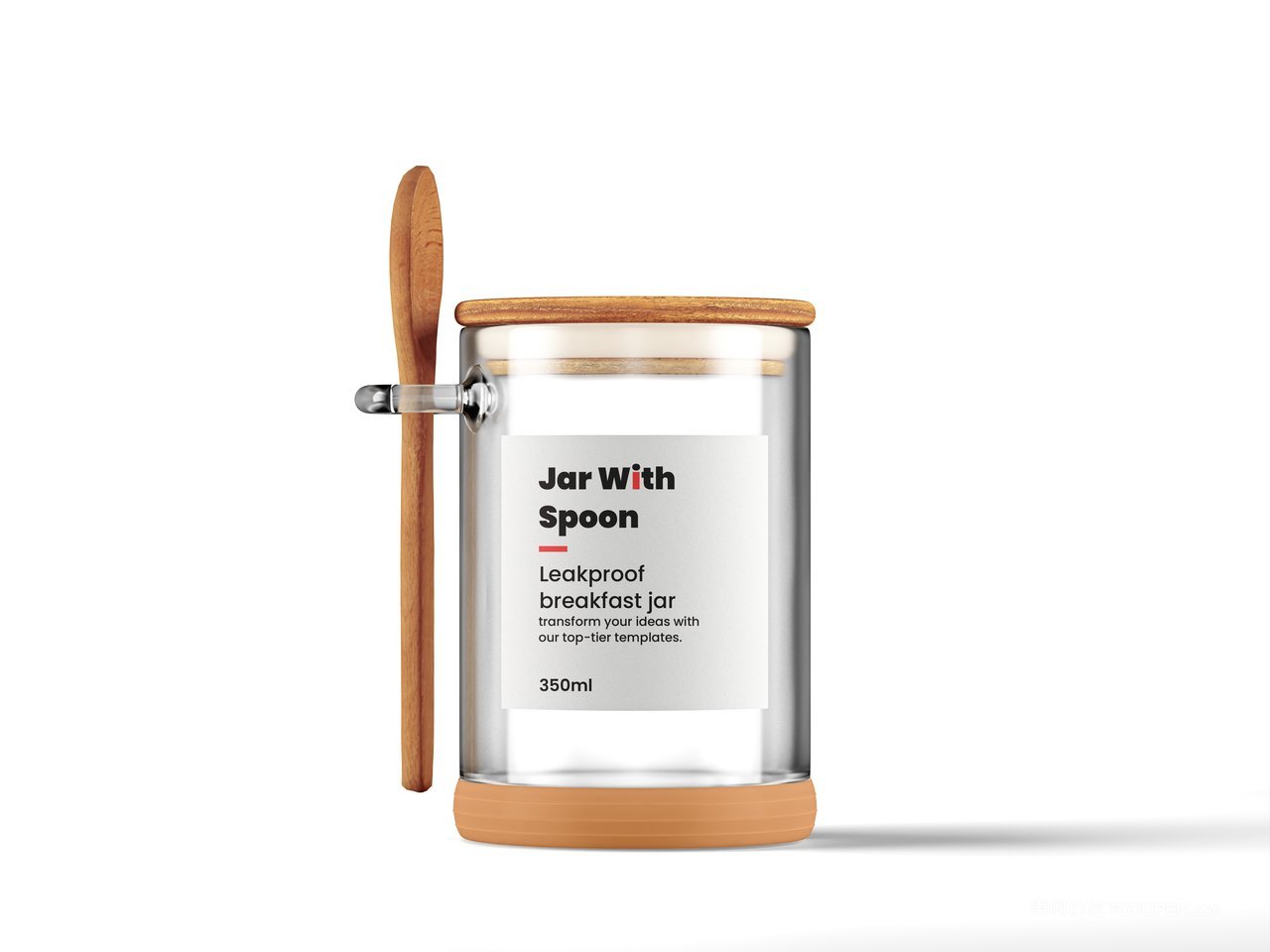 带木勺的橡胶底罐样机