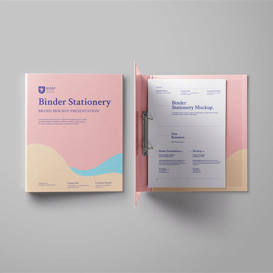 文件夹样机模板