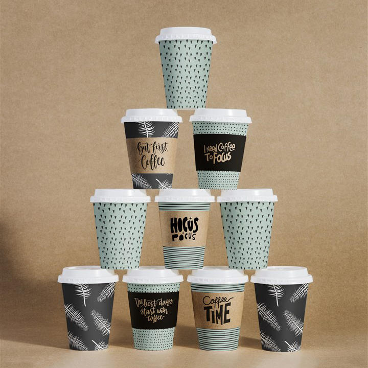 纸杯贴图样机PSD